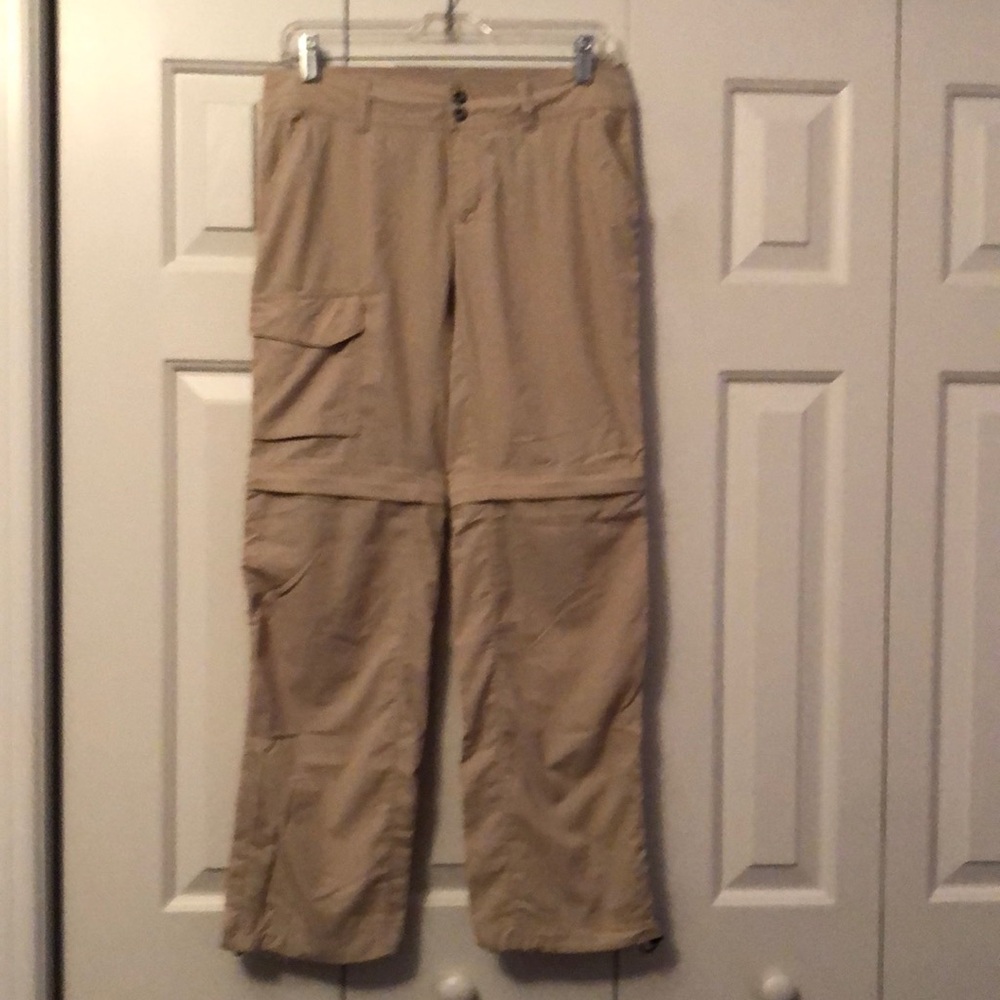 Columbia Omni Shade 2 in 1 pants / Bermuda shorts Bone color Size 4 short